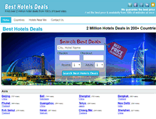 Tablet Screenshot of besthotelsdeals.net